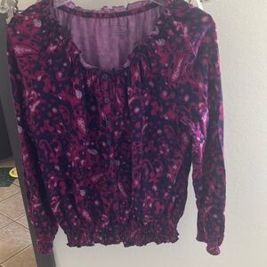 FINAL MARKDOWN Charter club blouse petite medium